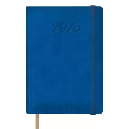 (12878-2026) DOHE AGENDA ANUAL SAMBA 15X21CM DP CIERRE C/GOMA AZUL 2026