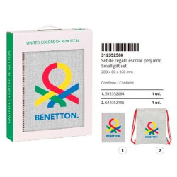 (312352588) SAFTA SET DE REGALO PEQUEÑO BENETTON "POP"