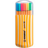 (8820-022) STABILO ROTULADORES POINT 88 C/SURTIDOS NEÓN ESTUCHE ZEBRUI 20 UD