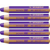 (880/385) STABILO LÁPICES DE COLORES WOODY 3 EN 1 VIOLETA ESTUCHE 5 UD
