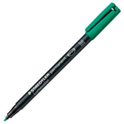 (317-5) STAEDTLER ROTULADOR PERMANENTE LUMOCOLOR 317-5 M VERDE