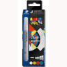 (344 C4) STAEDTLER MARCADOR DE TIZA LÍQUIDA LUMOCOLOR 344 C/SURTIDOS ESTUCHE 4 UD