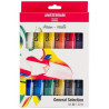 (17820412) TALENS AMSTERDAM STANDARD SERIES SET ACRÍLICOS SELECCIÓN GENERAL TUBO 20ML ESTUCHE 12 UD