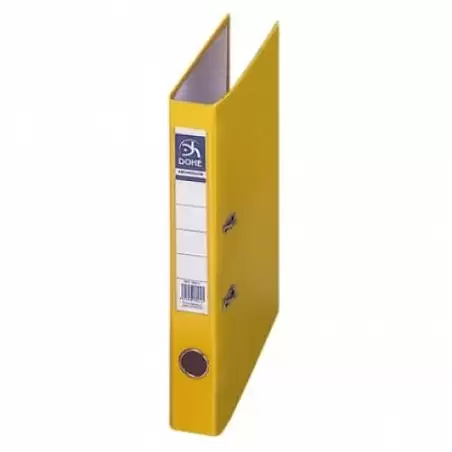 (09419) DOHE ARCHIVADOR PALANCA ARCHICOLOR A4 LOMO ESTRECHO RADO CARTÓN FORRADO PP AMARILLO