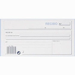 (T-61) TALONARIO RECIBOS TERCIO DE FOLIO TRIPLICADO AUTOCOPIA