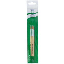 (129258134) TITAN ARTS SET DE PINCELES 81/4-6,84/8 SET 3 UD