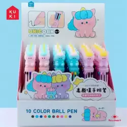 (KK-7113) ROYMART BOLIS DE 10 COLORES UNICORNIOS SURTIDOS EXPOSITOR 36 UD