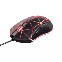(22988) TRUST RATÓN GAMING LOCX GXT CABLE USB 800-4000DPI 6 BOTONES PROGRAMABLES  ILUMINACIÓN LED NEGRO