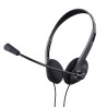 (24659) TRUST AURICULARES BASIC ESTÉREO JACK 3.5MM ULTRALIGEROS CON MICRÓFONO FLEXIBLE AJUSTABLE NEGRO.