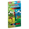 (AL000169) ALPINO LÁPICES DE COLORES DOUBLE 177MM DOBLE PUNTA Y COLOR SURTIDOS ESTUCHE 12 UD