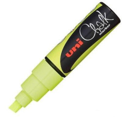 (140103000) UNIBALL MARCADOR DE TIZA LIQUIDA CHALK PWE-8K AMARILLO FLUOR