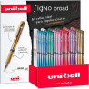 (182634955) UNIBALL ROLLERBALL SIGNO BROAD UM-153 1.0MM SURTIDO METÁLICO EXPOSITOR 36 UD