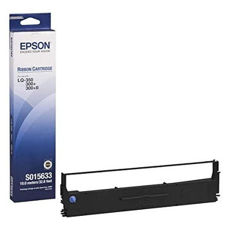 (C13S015633) EPSON CINTA NEGRO NYLON LQ-300/300C/300+II/ 350/500/550/570/570+/580/800/850/870  - SUSTITUYE A LA C13S015021