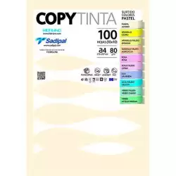 (11302) SADIPAL PAPEL COPYTINTA A4 80GR INKJET/LÁSER PAQUETE 100H COLORES SURTIDOS PASTEL