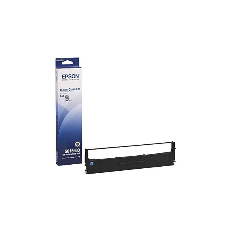 (C13S015633) EPSON CINTA NEGRO NYLON LQ-300/300C/300+II/ 350/500/550/570/570+/580/800/850/870  - SUSTITUYE A LA C13S015021