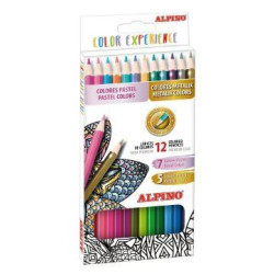 (AL000246) ALPINO LÁPICES DE COLORES EXPERIENCE 177MM MINA PREMIUM C/SURTIDOS ESTUCHE 12 UD