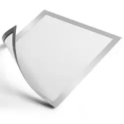 (486923) DURABLE MARCO INFORMATIVO MAGNETICO DURAFRAME A4 PLATA -5U-