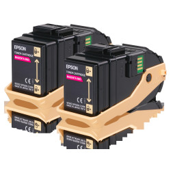 (C13S050607) EPSON ACULASER C9300 TONER MAGENTA (PACK 2)