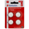 (49532) VERBATIM PILAS PLANAS DE LITIO 3V - CR2025 (4 PACK)