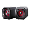 (48820) VERBATIM ALTAVOCES SUREFIRE GATOR EYE / 5W / GAMING SPEAKERS RED