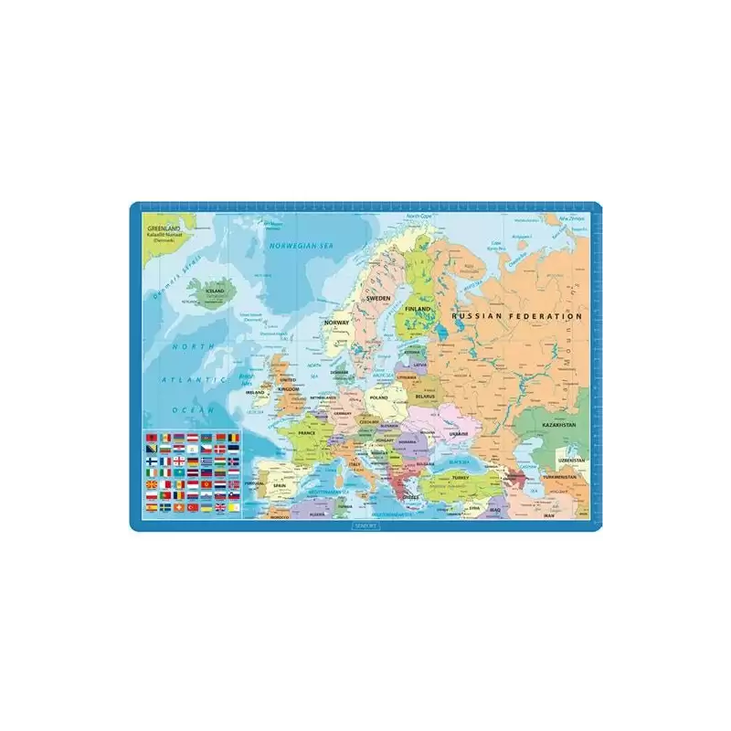 (1270082) SENFORT VADE SOBREMESA 35X50CM MAPA DE EUROPA