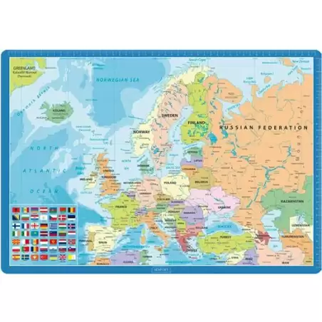 (1270082) SENFORT VADE SOBREMESA 35X50CM MAPA DE EUROPA