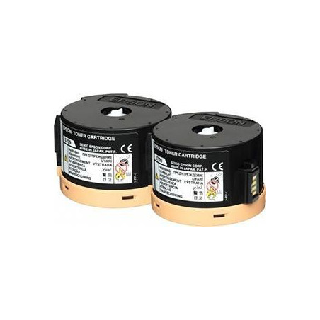 (C13S050710) EPSON ACULASER AL-M200DN/M200DW TONER NEGRO (PACK 2)