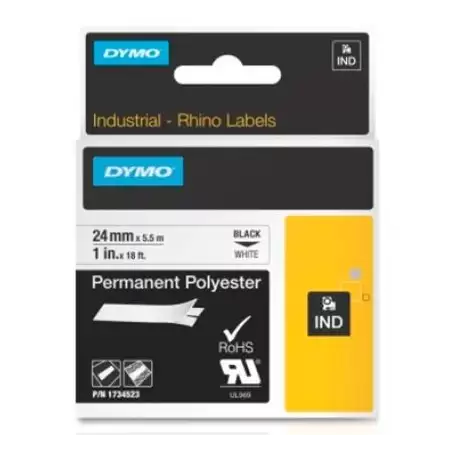 (1734523) DYMO RHINO CINTA DE ETIQUETAS INDUSTRIAL ADHESIVA ID1-24