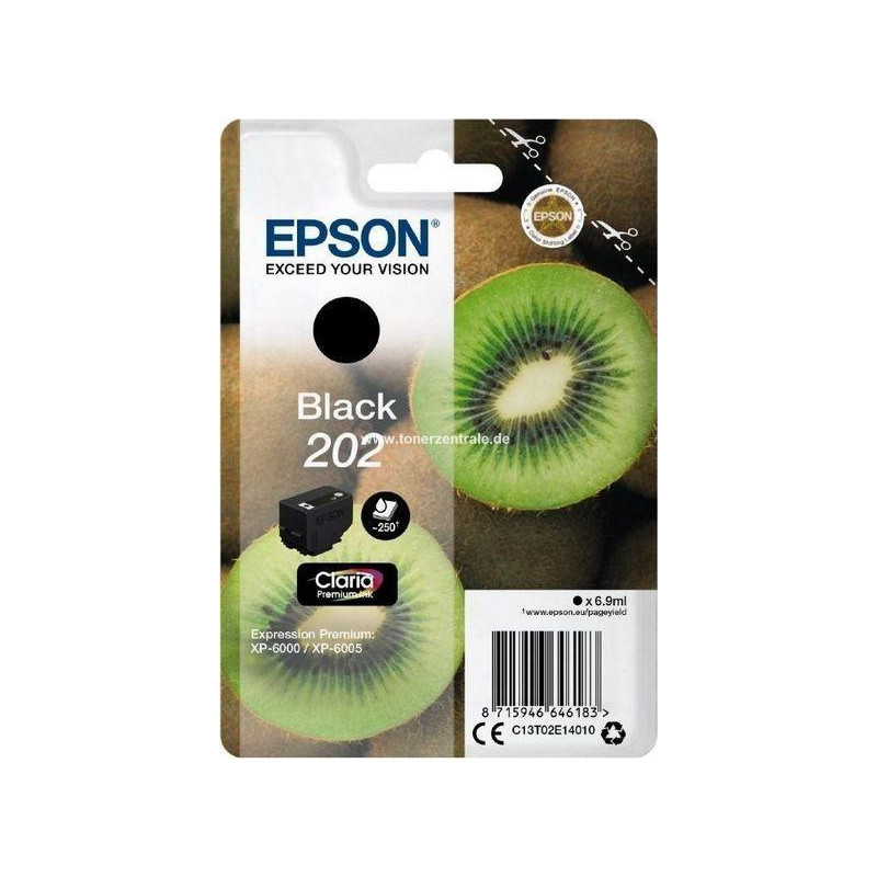 (C13T02E14010) EPSON SINGLEPACK NEGRO 202 CLARIA PREMIUM INK