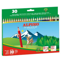 (AL010659) ALPINO LÁPICES DE COLORES 175MM C/SURTIDOS ESTUCHE 30 UD