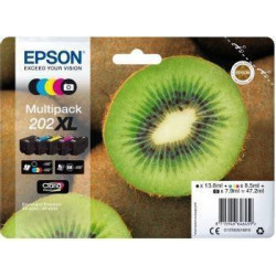 (C13T02G74010) EPSON MULTIPACK 5-COLOURS 202XL CLARIA PREMIUM INK KIWI