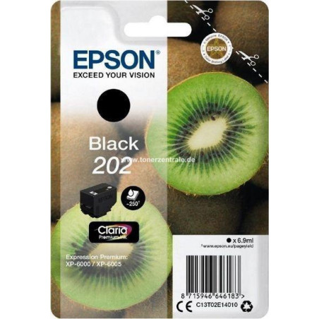 (C13T02E14010) EPSON SINGLEPACK NEGRO 202 CLARIA PREMIUM INK