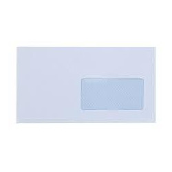 (877S1122VD/500) YOSAN SOBRE OFFSET 90GR 115X225 BLANCO TIRA AUTOADHESIVA Y CON VENTANA DERECHA -500U-