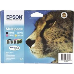(C13T07154012) EPSON BK / C / M / Y STYLUS D-78/92/120 DX-4000/5000/6000/7000F (T0711+T0712+T0713+T0714)