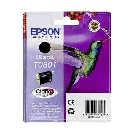 (C13T08014011) EPSON STYLUS PHOTO R-265/360/RX-560/585/685 CARTUCHO NEGRO