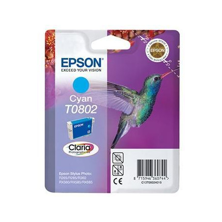 (C13T08024011) EPSON STYLUS PHOTO R-265/360/RX-560/585/685 CARTUCHO CIAN
