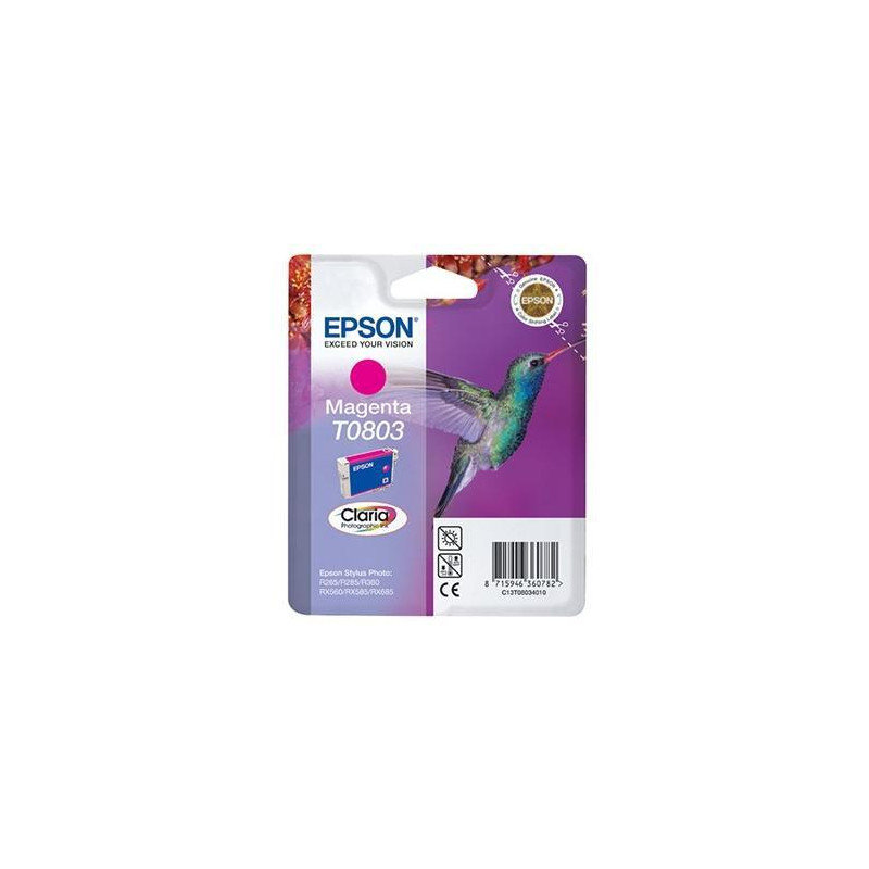 (C13T08034011) EPSON STYLUS PHOTO R-265/360/RX-560/585/685 CARTUCHO MAGENTA