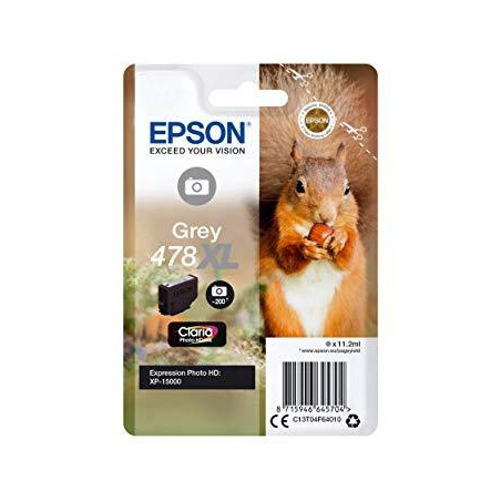 (C13T04F64010) EPSON TINTA GRIS CLARIA PHOTO HD XP-15000 - 478XL