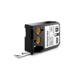 (1868810) DYMO CINTA XTL 1868810 VINILO TEXTO NEGRO SOBRE BLANCO 12MMX2