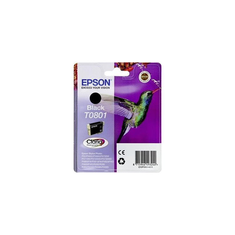 (C13T08014011) EPSON STYLUS PHOTO R-265/360/RX-560/585/685 CARTUCHO NEGRO