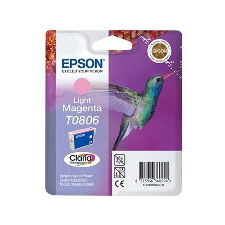 (C13T08064011) EPSON STYLUS PHOTO R-265/360/RX-560/585/685 CARTUCHO MAGENTA CLARO