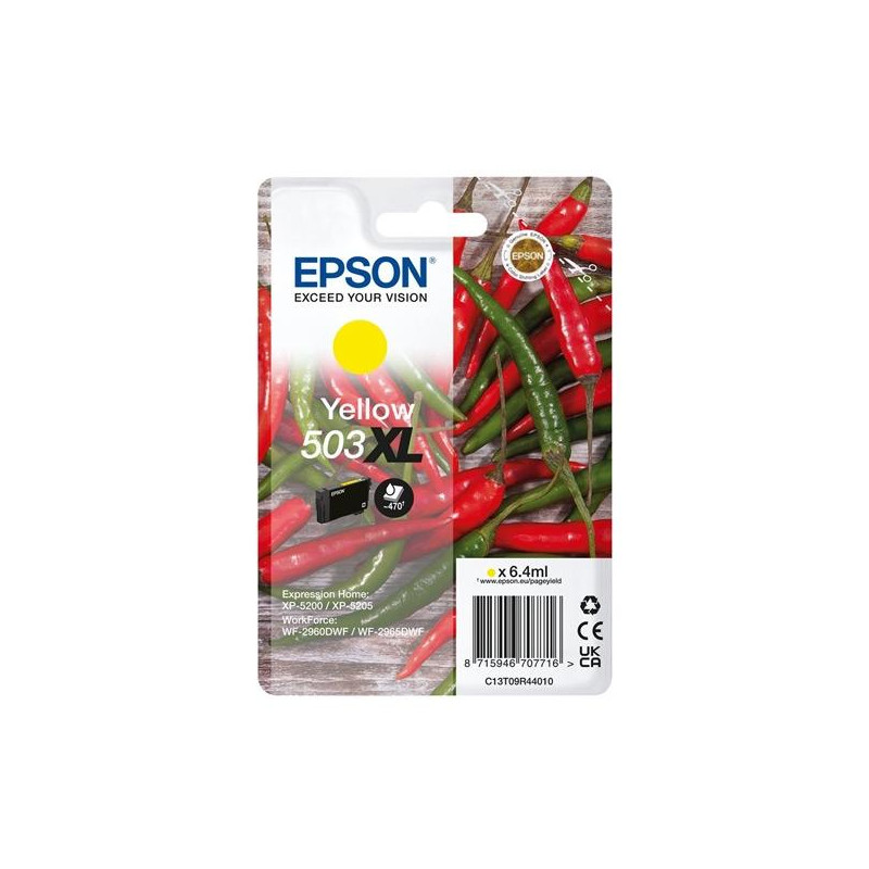 (C13T09R44010) EPSON TINTA AMARILLO XP-5200
