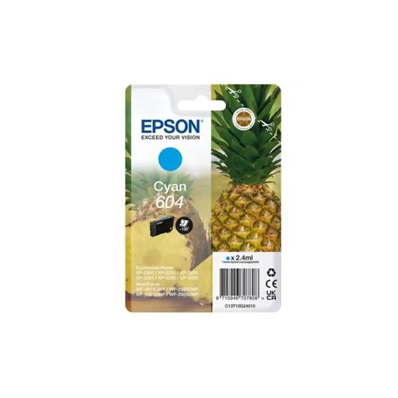 (C13T10G24010) EPSON TINTA CIAN 604 XP-2200