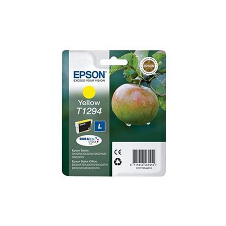 (C13T12944012) EPSON TINTA AMARILLO STYLUS SX 235W /420W/425W/ OFFICE BX305F/320FW