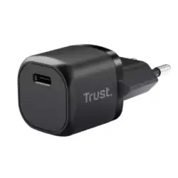 (25174) TRUST CARGADOR PARED USB-C PW 20W NEGRO