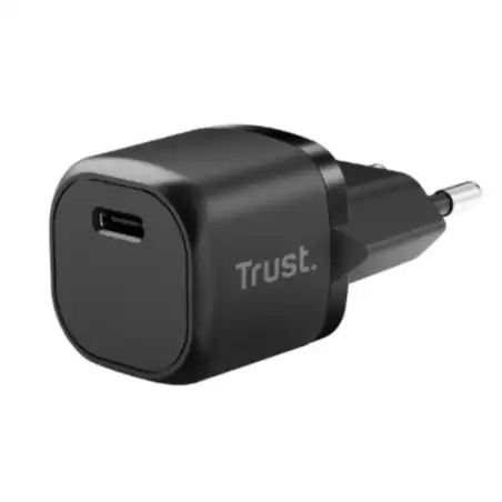 (25174) TRUST CARGADOR PARED USB-C PW 20W NEGRO