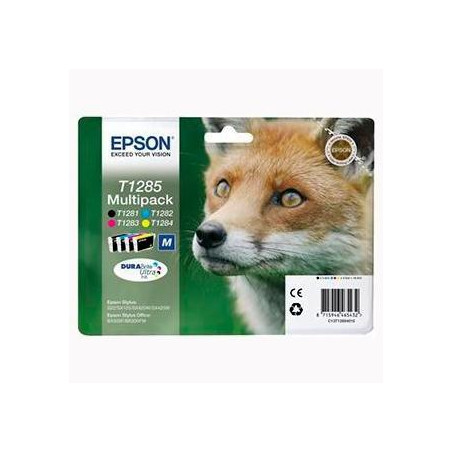 (C13T12854012) EPSON TINTA BK / C / M / Y - STYLUS S22/SX125/SX 235W /420W/425W/ OFFICE BX305 (PACK 4)