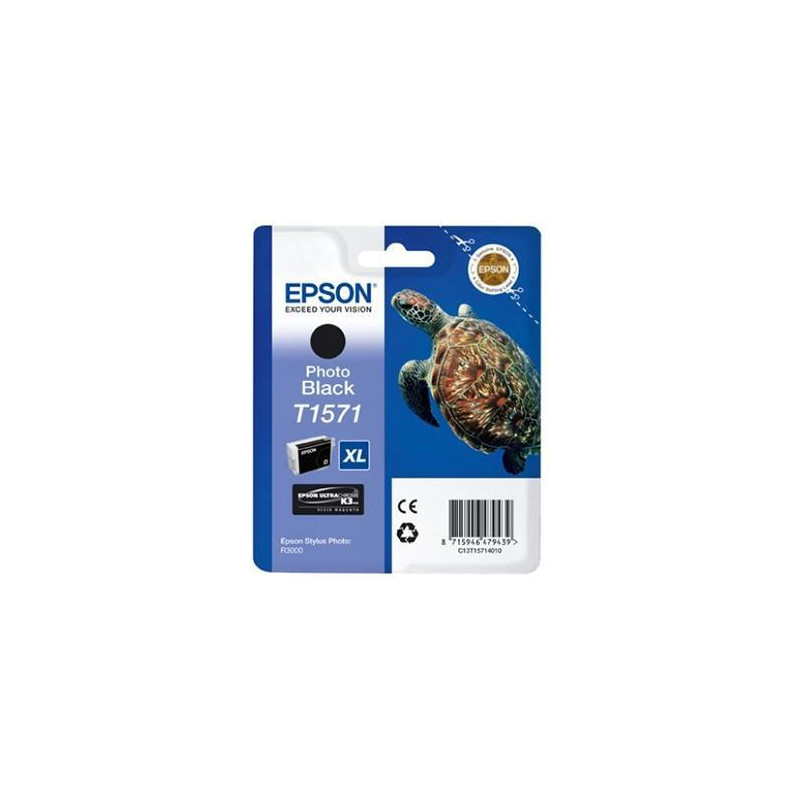 (C13T15714010) EPSON STYLUS PHOTO R3000 CARTUCHO NEGRO FOTO