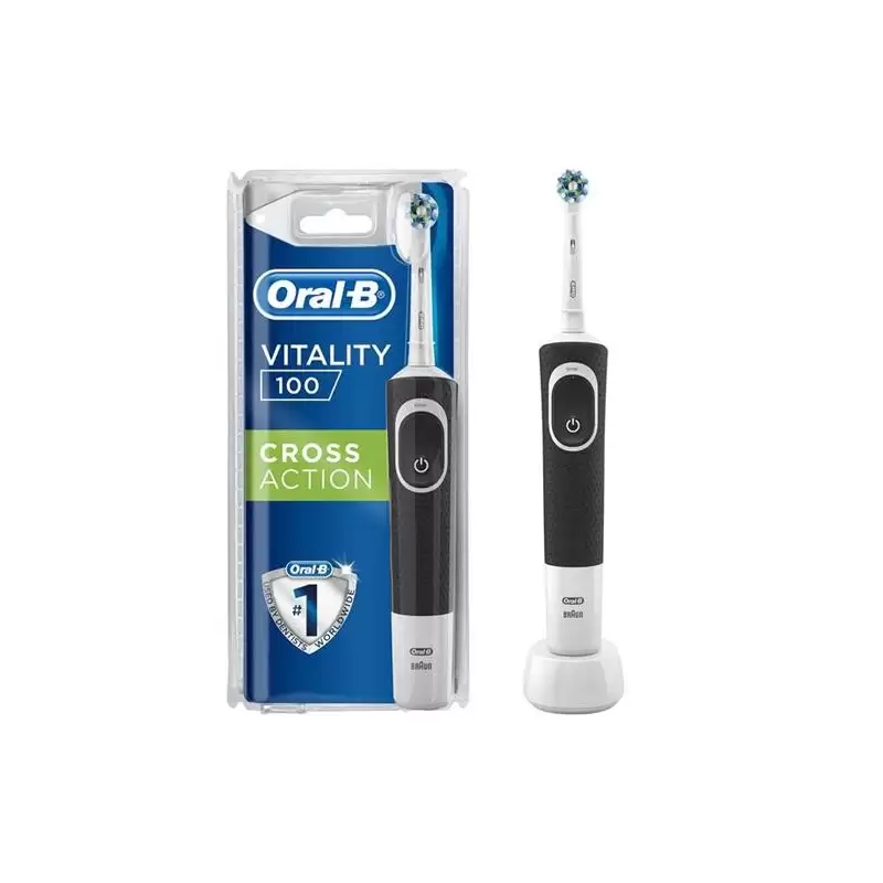 (D100/BK-VITALITY) ORAL-B CEPILLO DE DIENTES ELECTRICO VITALITY D100 RECARGABLE NEGRO