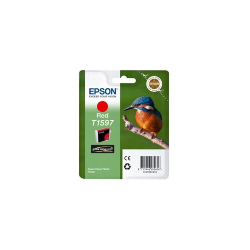 (C13T15974010) EPSON STYLUS PHOTO R2000 CARTUCHO ROJO